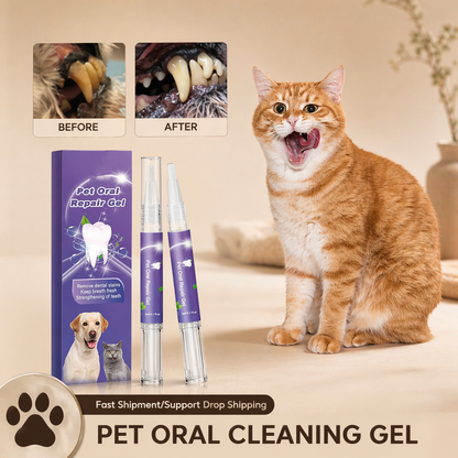 Pet Oral Repair Gel - Tartar Removal & Teeth Whitening For Dogs