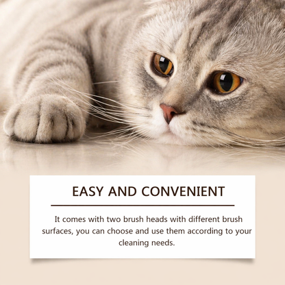 Pet Dental Care Kit For Dogs And Cats With Toothbrush And Solution
