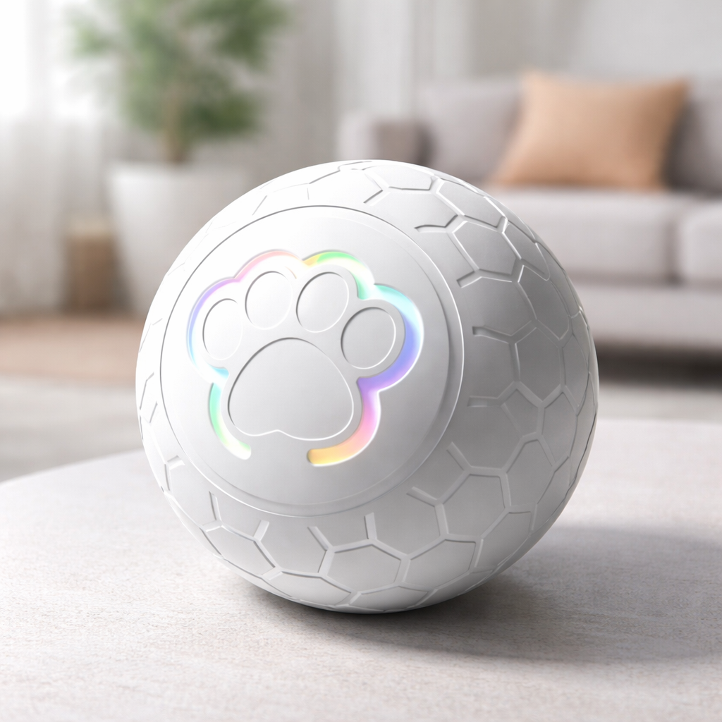 Smart Dog Toy Ball With LED Lights Interactive Pet Ball