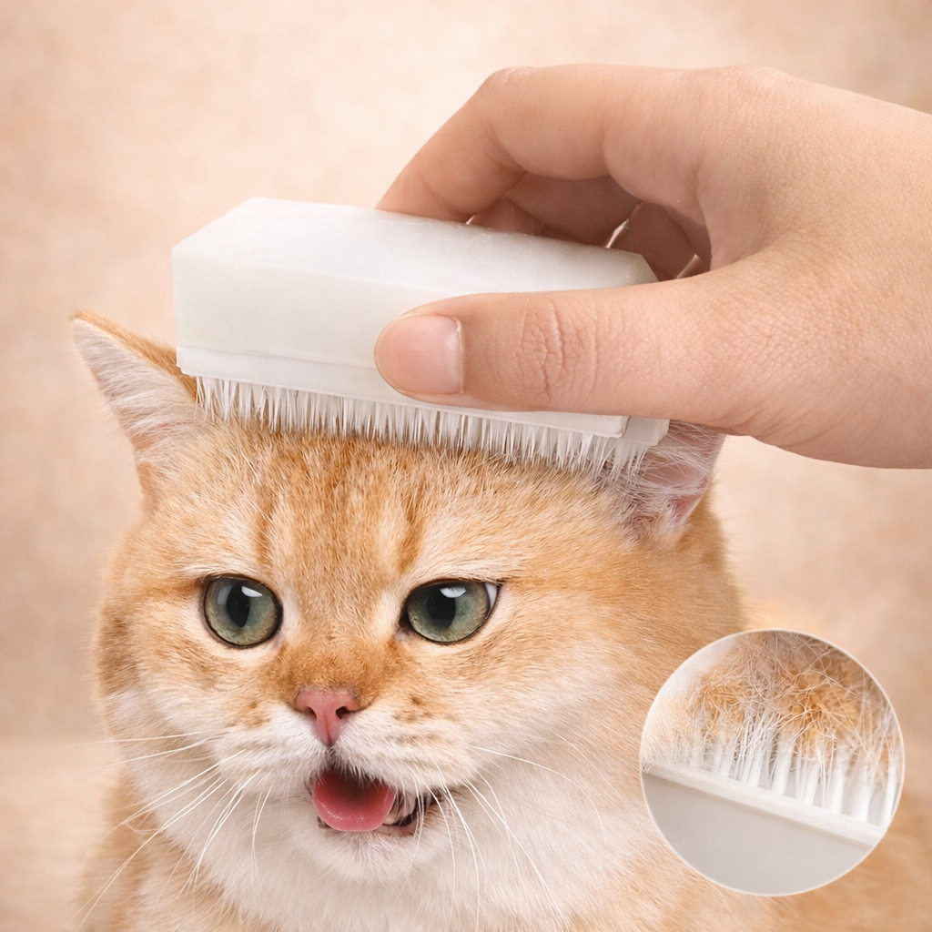 Cat Massage Brush Tongue Sensory Cleaning Tool For Cats And Dogs