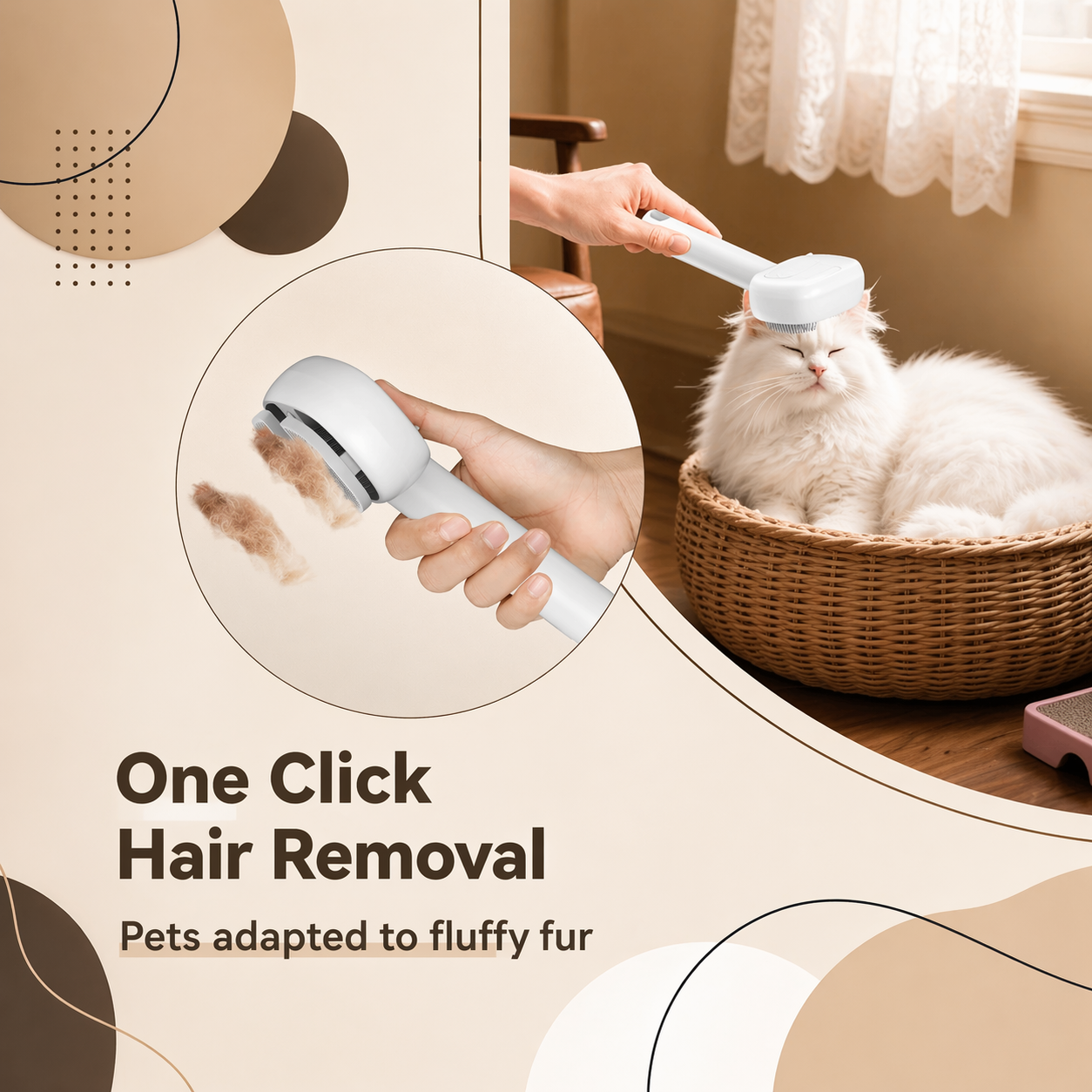 5-in-1 Pet Grooming Tool With Steam Massage And UV Sterilizer