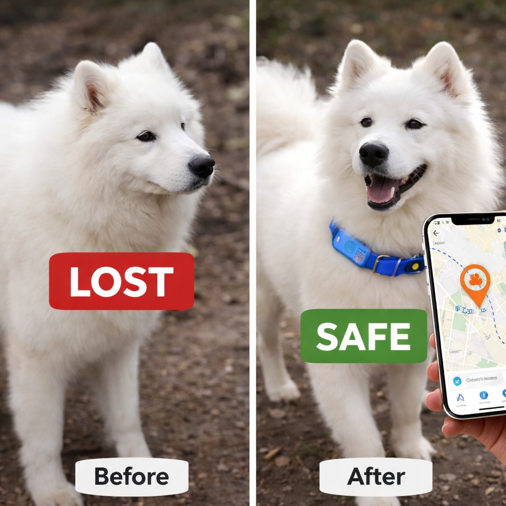 GPS Pet Tracker For Dogs Cats With Unlimited Distance Tracking