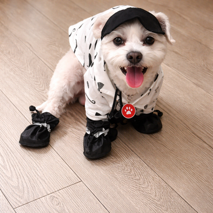4pcs Water-Resistant Dog Shoes For Small Dogs - Outdoor Protection