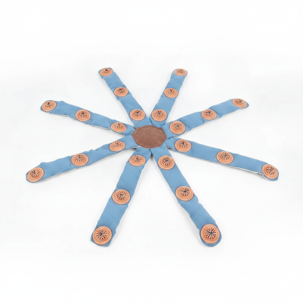 Interactive Octopus Dog Puzzle Toy - Treat Dispensing Chew Toy