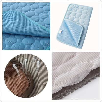 Dog Cooling Mat Summer Pet Cold Bed Extra Large for All Dogs