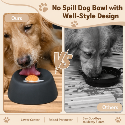 Anti-Choking Slow Feeder Dog Bowl Non-Slip 3/4 Cup Lick Toy