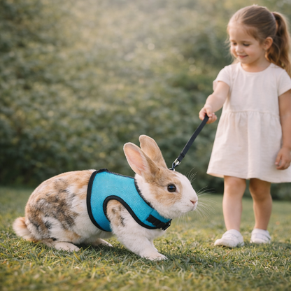 Breathable Pet Vest Harness For Small Animals - Adjustable Comfort Fit