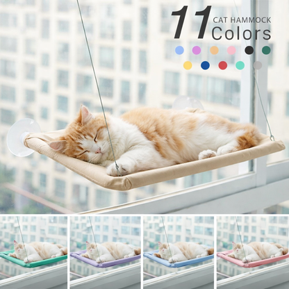 Cat Hammock Hanging Window Bed Mount with Sucker Cups