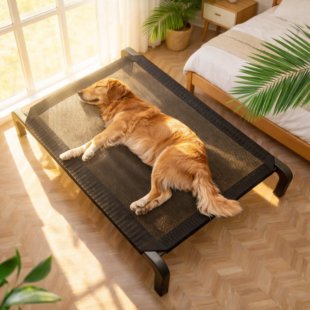 Military Style Foldable Dog Bed - Elevated Camp Bed For All Sizes