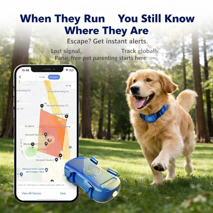 GPS Pet Tracker For Dogs Cats With Unlimited Distance Tracking