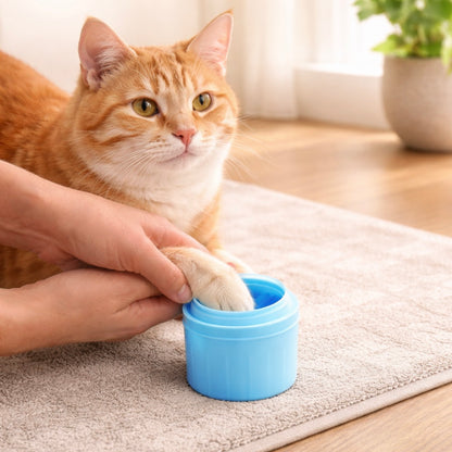 Pet Foot Washing Cup - Dog Paw Cleaner Tool for Easy Grooming