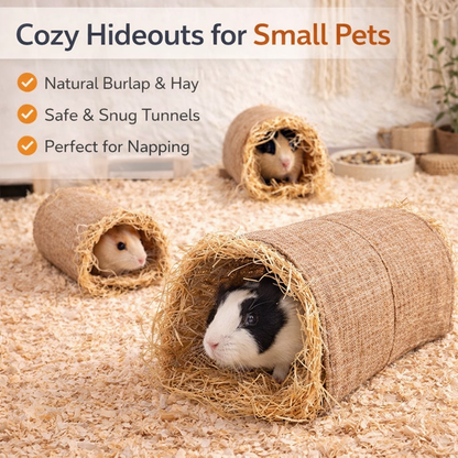 Foldable Woven Rabbit Cage Pet Small Animal Hamster Guinea Pig House