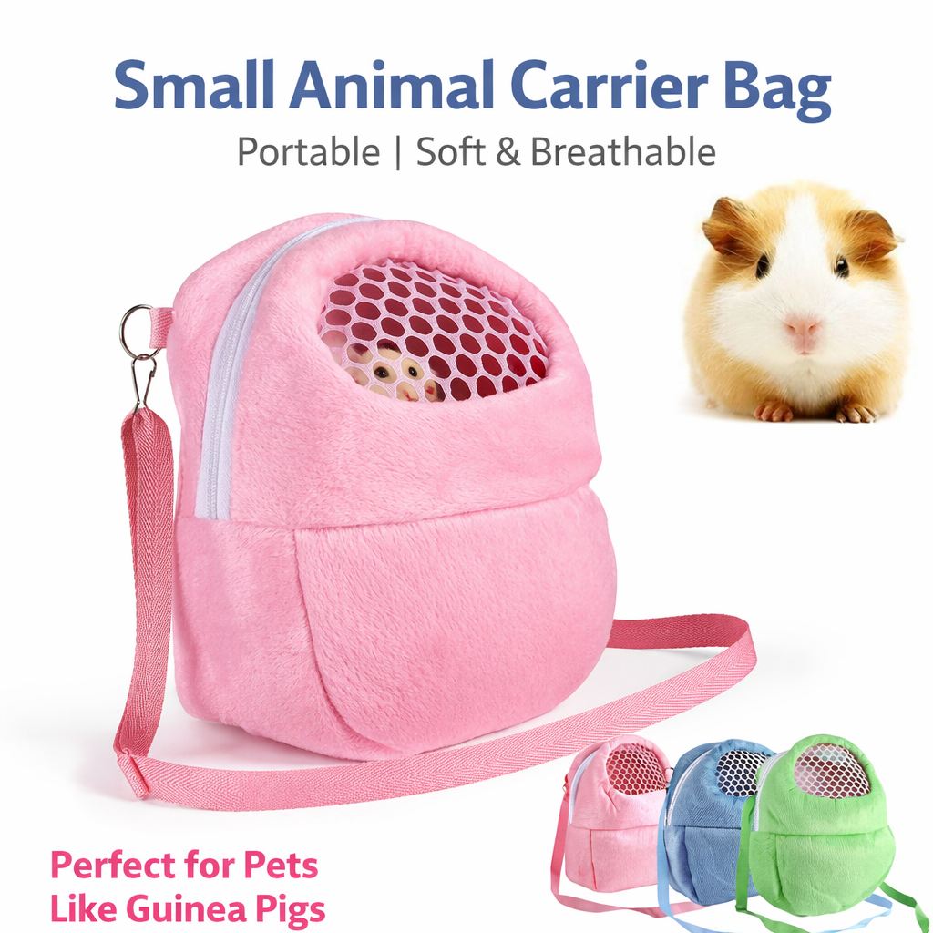 Small Pet Carrier Travel Bag For Rabbits Hamsters Guinea Pigs