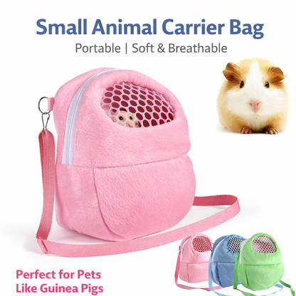 Small Pet Carrier Travel Bag For Rabbits Hamsters Guinea Pigs