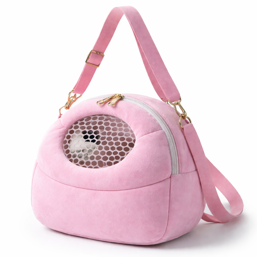 Small Pet Carrier Travel Bag For Rabbits Hamsters Guinea Pigs