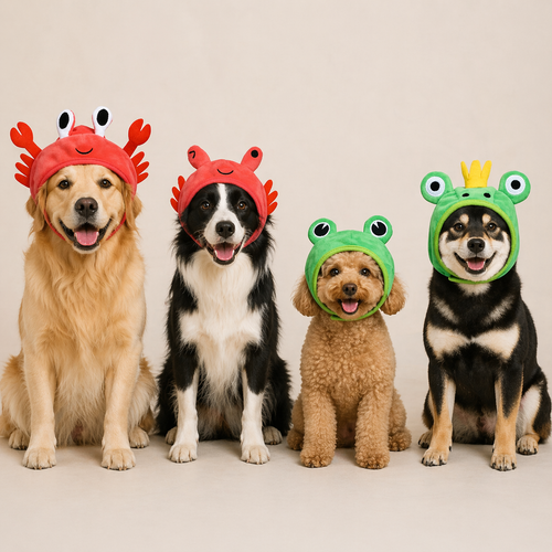 Cute Pet Hat Costume For Dogs - Crab Frog Christmas Dress Up