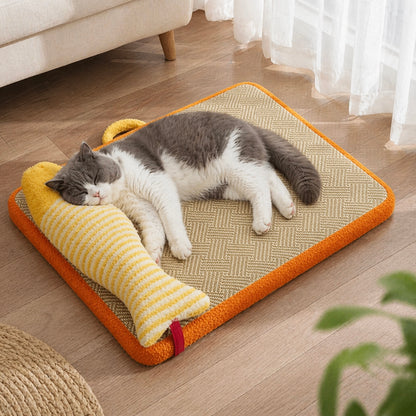 Summer Ice Silk Cooling Pet Bed Mat For Small Dogs And Cats