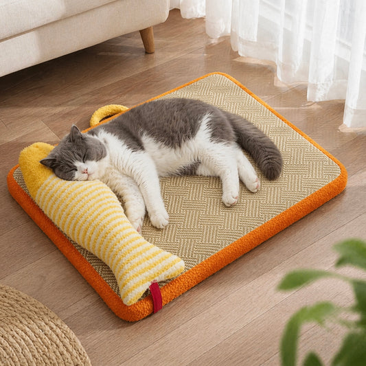 Summer Ice Silk Cooling Pet Bed Mat For Small Dogs And Cats