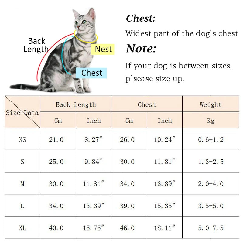 Colorful Stripe Cat Vest Shirt For Small Cats And Dogs Cotton Pet Clothes
