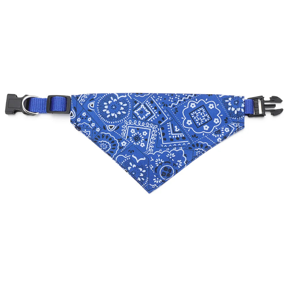 Adjustable Pet Bandana - Triangular Dog Cat Scarf Collar