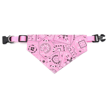 Adjustable Pet Bandana - Triangular Dog Cat Scarf Collar