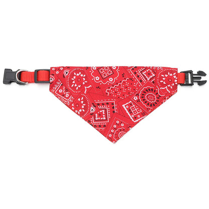 Adjustable Pet Bandana - Triangular Dog Cat Scarf Collar