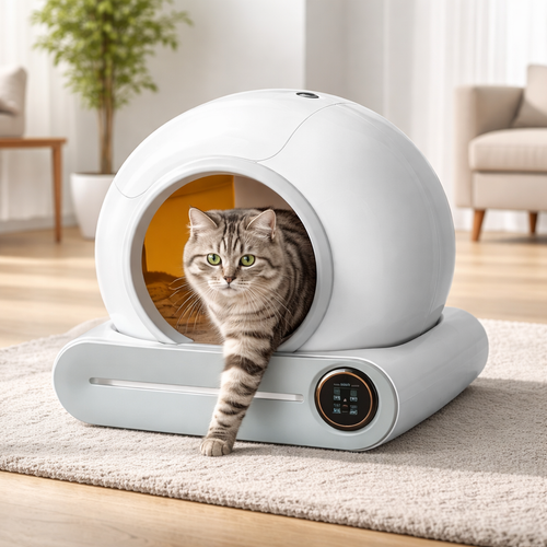 Smart Automatic Cat Litter Box - Large Self-Cleaning With App Control