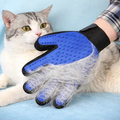 Silicone Pet Grooming Gloves for Cats and Dogs Hair Removal