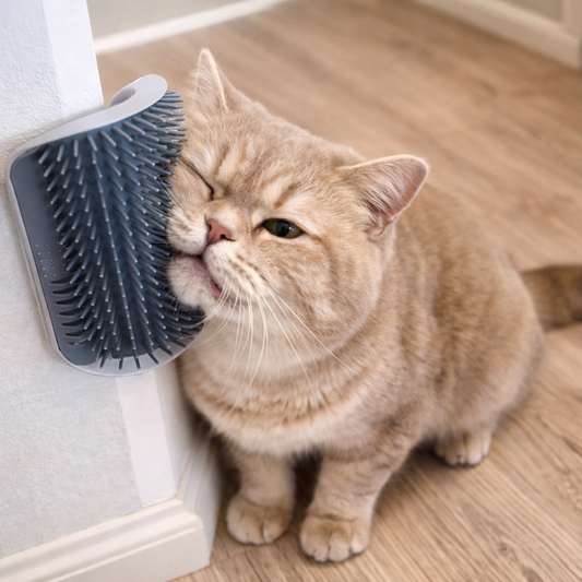 Cat Scratcher Massager Brush For Pet Grooming And Hair Removal
