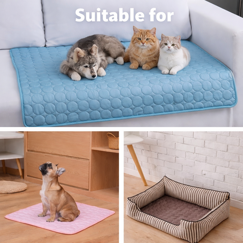 Dog Cooling Mat Summer Pet Cold Bed Extra Large for All Dogs