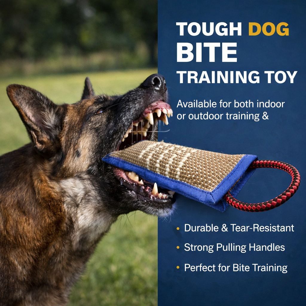 Pet Training Bite Toys - Coarse Jute Chew Sticks For Dogs