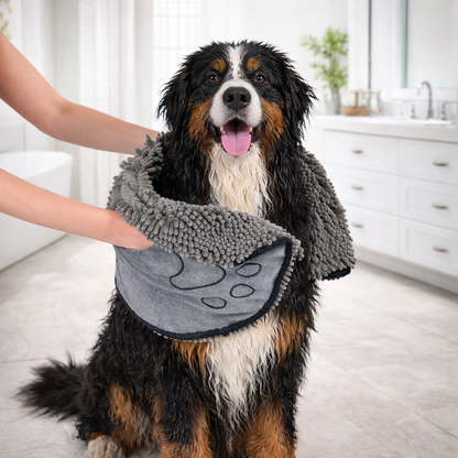 Super Absorbent Pet Bath Towel For Dogs And Cats Quick Dry