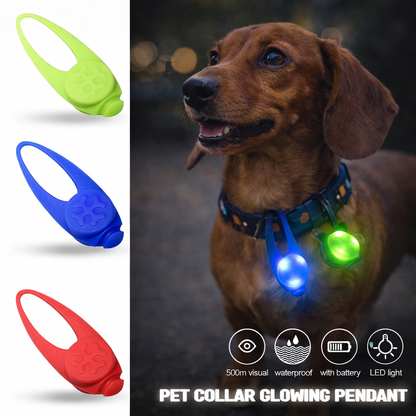 Pet LED Safety Collar Light - Flashing Glow Pendant For Dogs