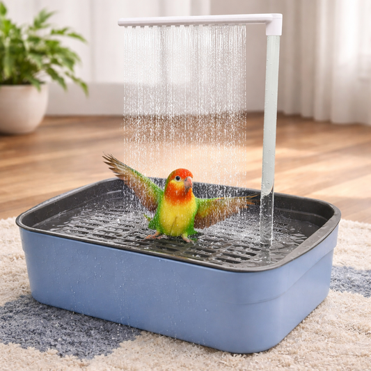 Automatic Bird Bathtub With Circulating Water System For Parrots
