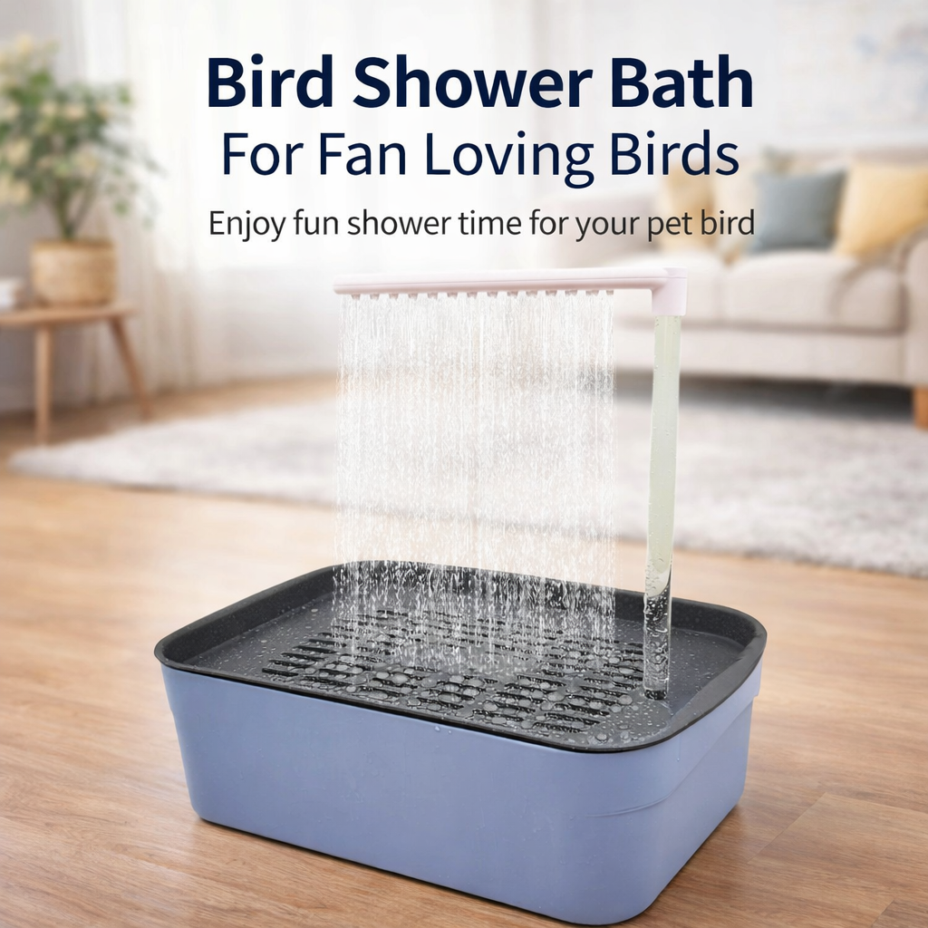 Automatic Bird Bathtub With Circulating Water System For Parrots