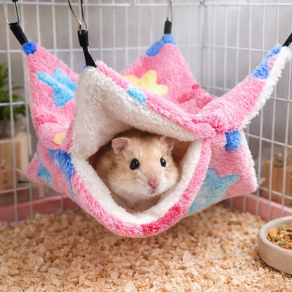 Double Layer Hamster Sleeping Hammock - Small Pet Bed For Guinea Pigs