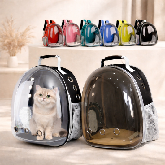 Pet Carrier Backpack - Breathable Transparent Space Capsule Bag