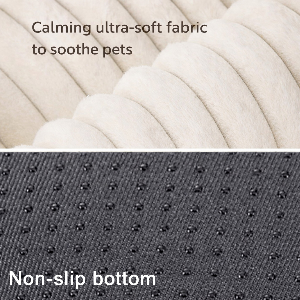 Orthopedic Plush Dog Bed - High Resilience Support for Medium Large Dogs