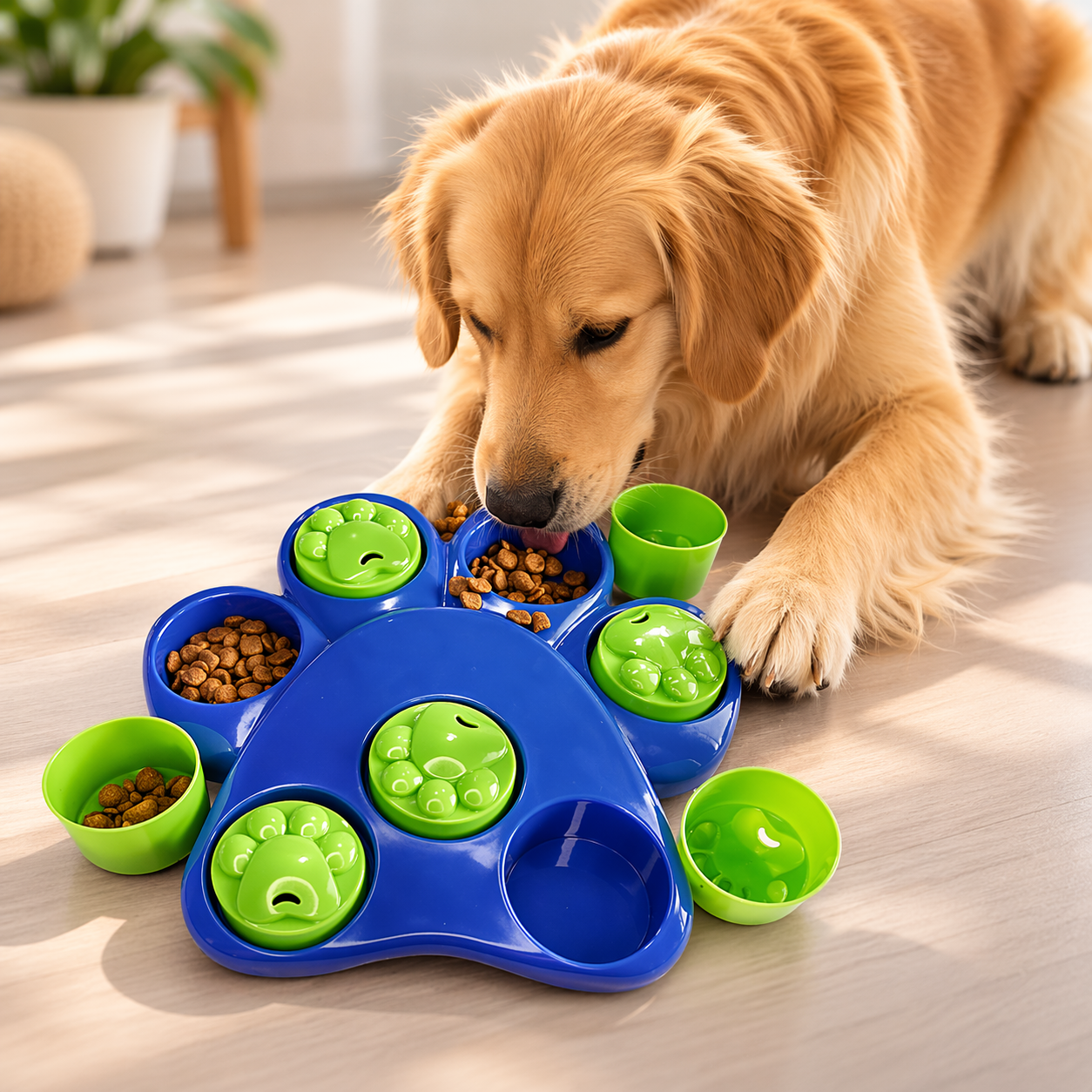 Dog Anxiety Relief Toys With Treat Dispensing Puzzle Feeders