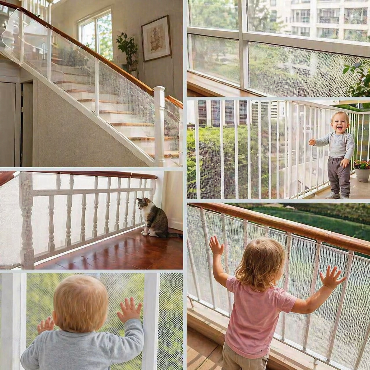 Safety Netting For Dogs Stairs Balcony Window Pet Protection