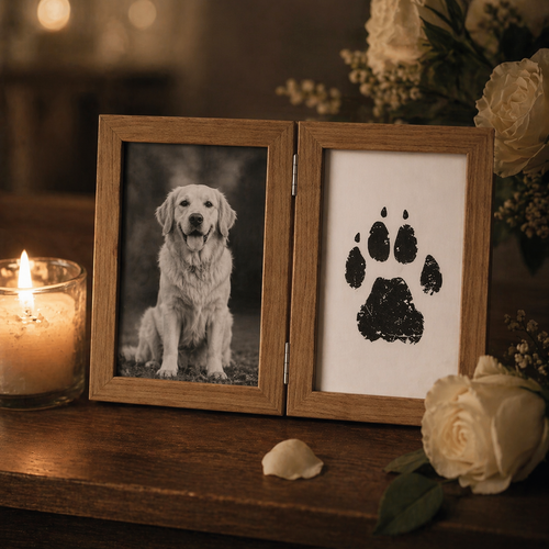 Handprint Footprint Ink Pads Safe Non-Toxic Pet Paw Print Kit