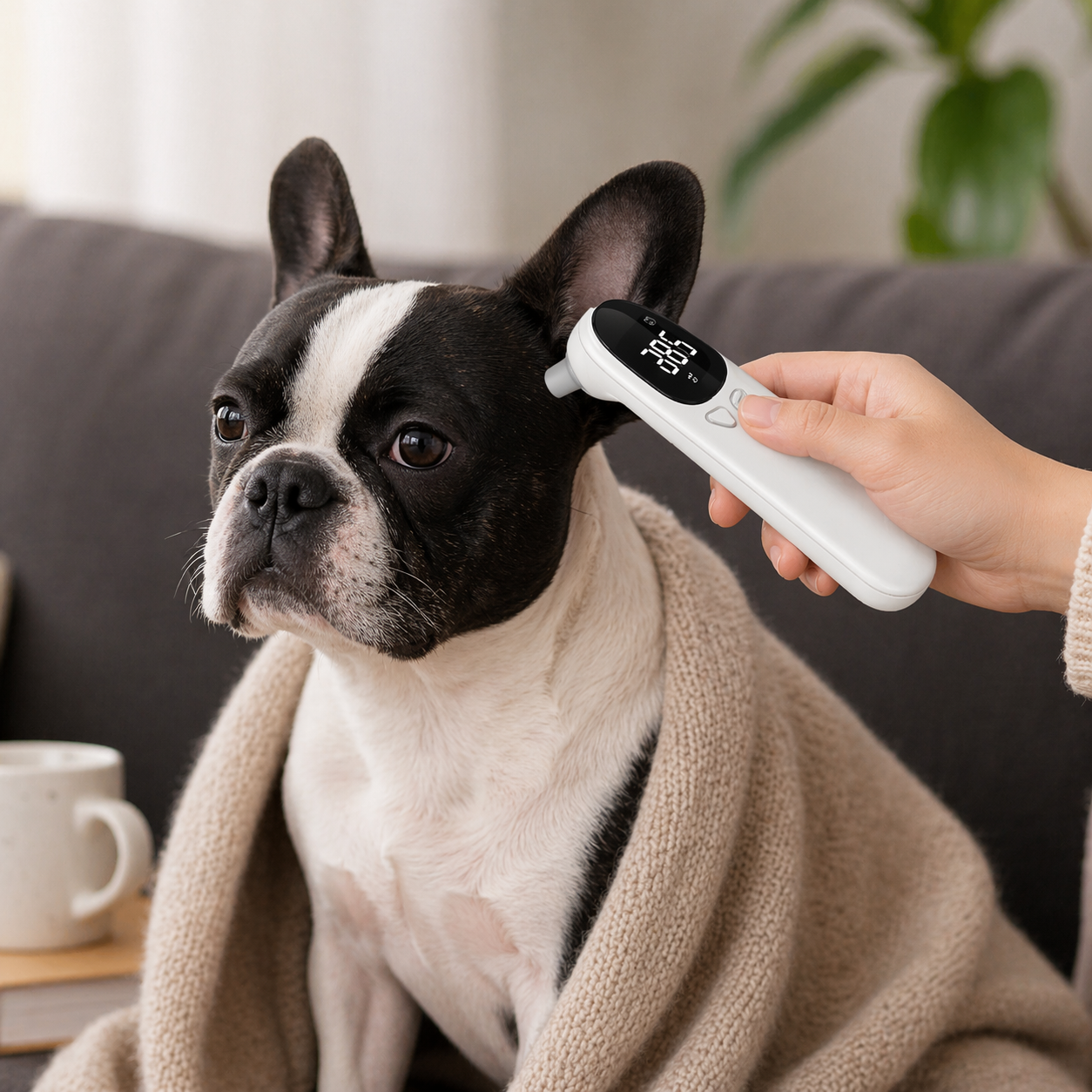 Infrared Pet Thermometer - Non-Contact Digital Animal Temperature