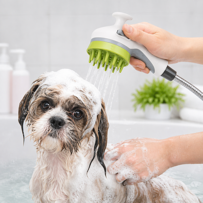 Dog Bath Shower Head - 3 Color Massage Water Saving Design
