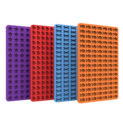 Multi-Cavity Silicone Animal Biscuit Baking Mold for DIY Treats