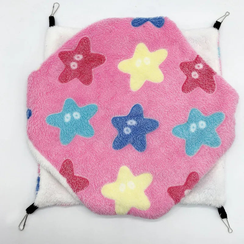 Double Layer Hamster Sleeping Hammock - Small Pet Bed For Guinea Pigs