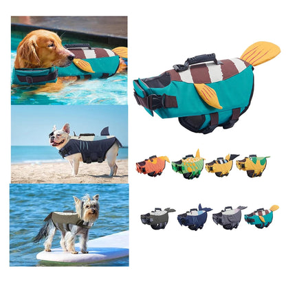 Dog Life Jacket Swimming Safety Vest for Small Medium Large Dogs