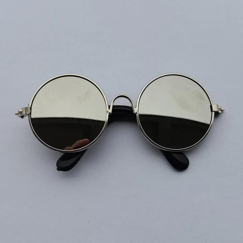 Vintage Round Cat Sunglasses For Small Dogs And Cats Photo Props