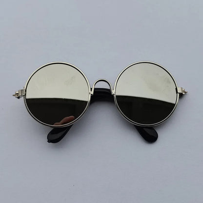 Vintage Round Cat Sunglasses For Small Dogs And Cats Photo Props