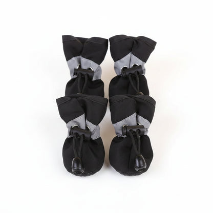 4pcs Water-Resistant Dog Shoes For Small Dogs - Outdoor Protection