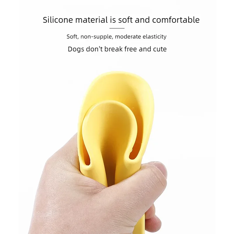 Silicone Dog Muzzle - Soft Anti-Bite Anti-Bark Duck Bill Design
